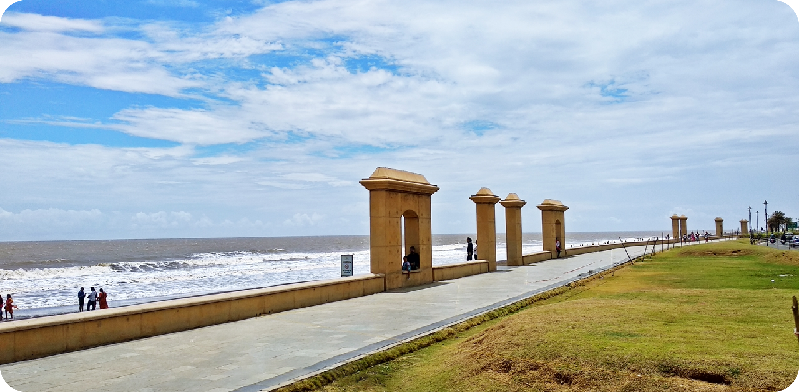 Namo Path (coastal road), Daman.