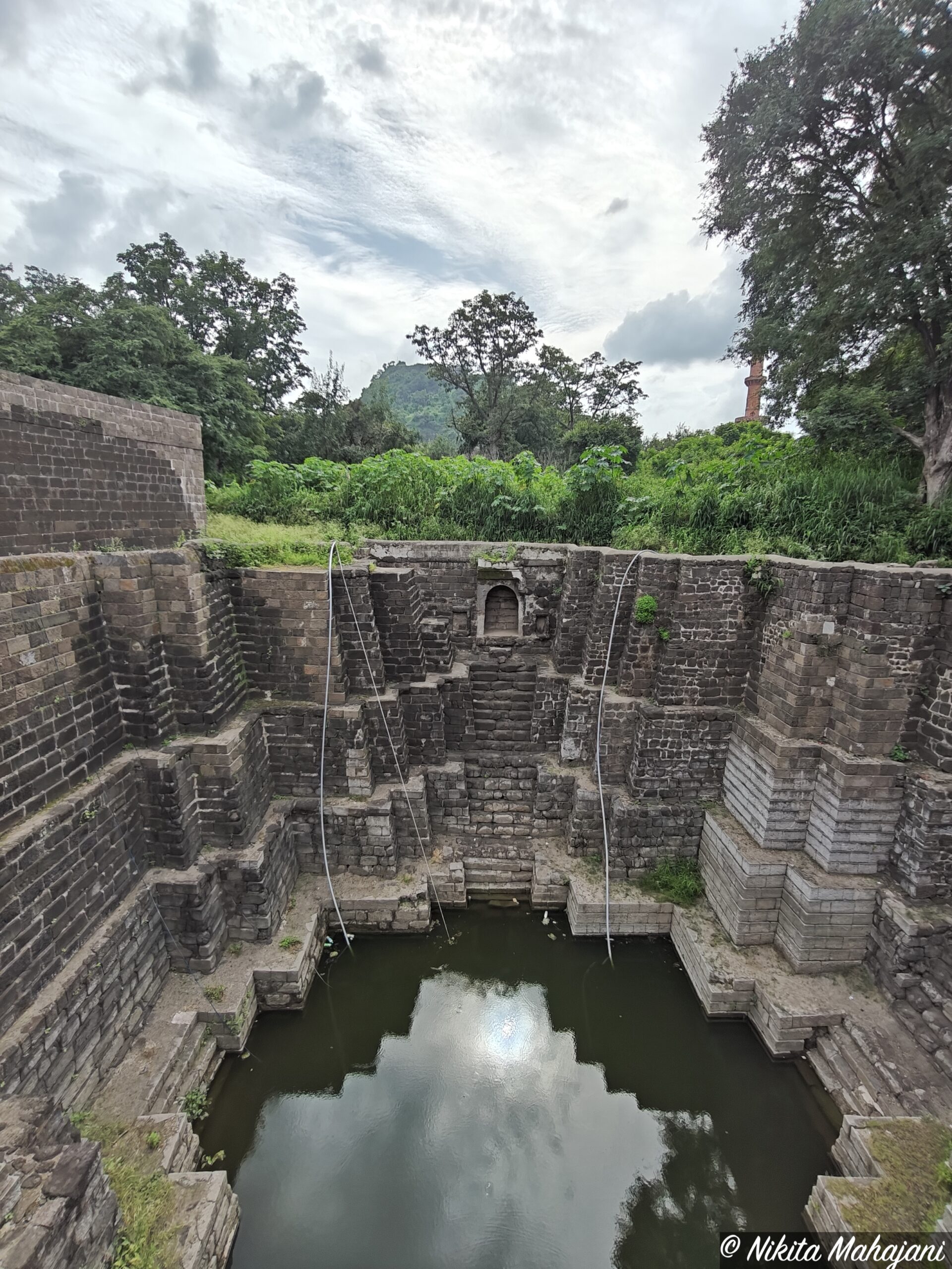 Saraswati step well, Daulatabad Fort.