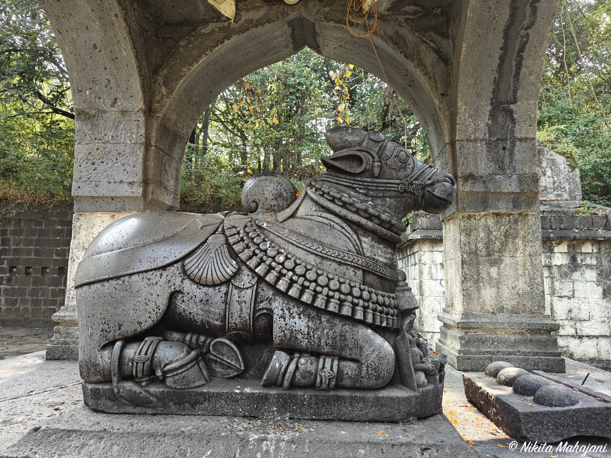 Main temple of Pateshwar, Satara.