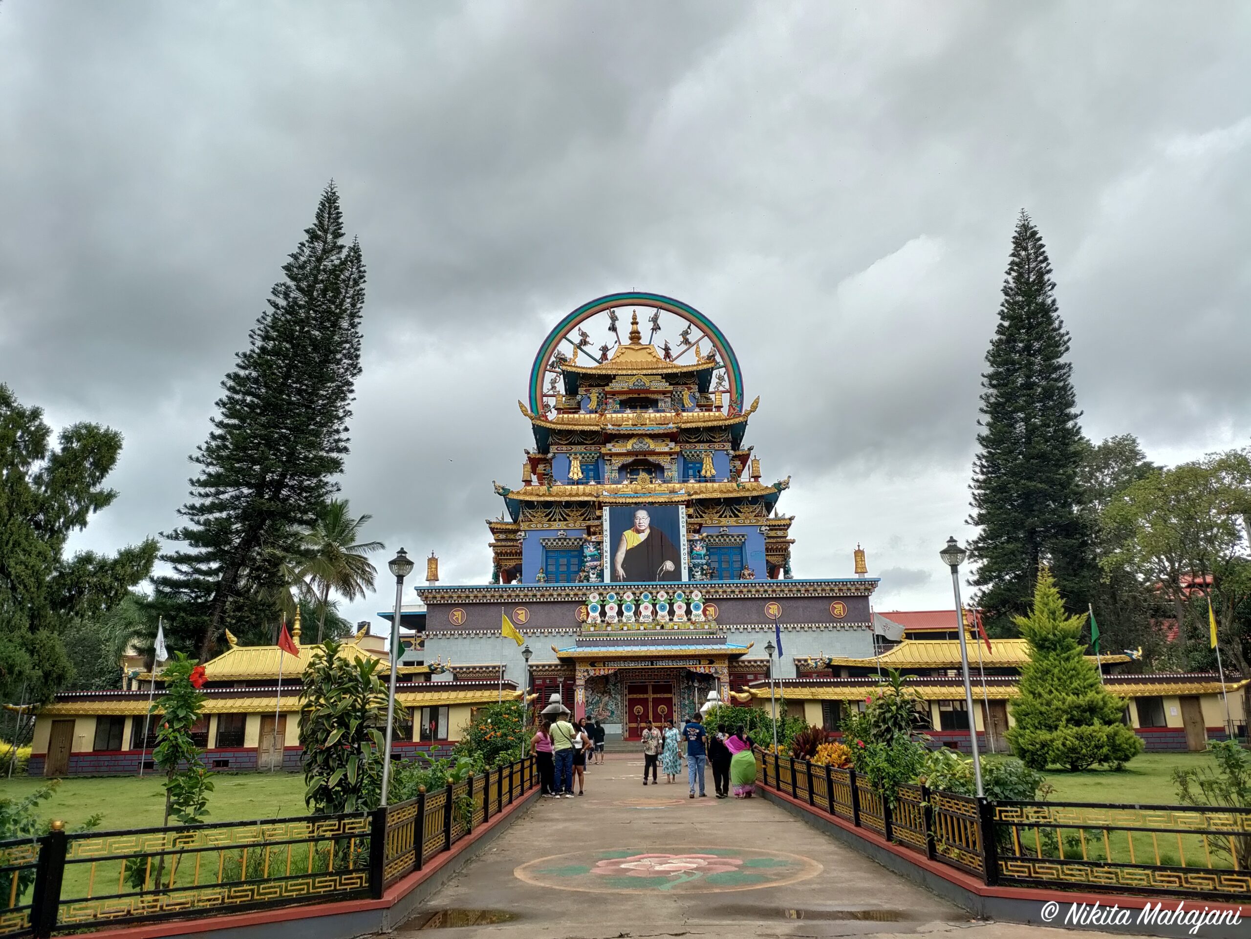Namdroling monastery Golden Temple.