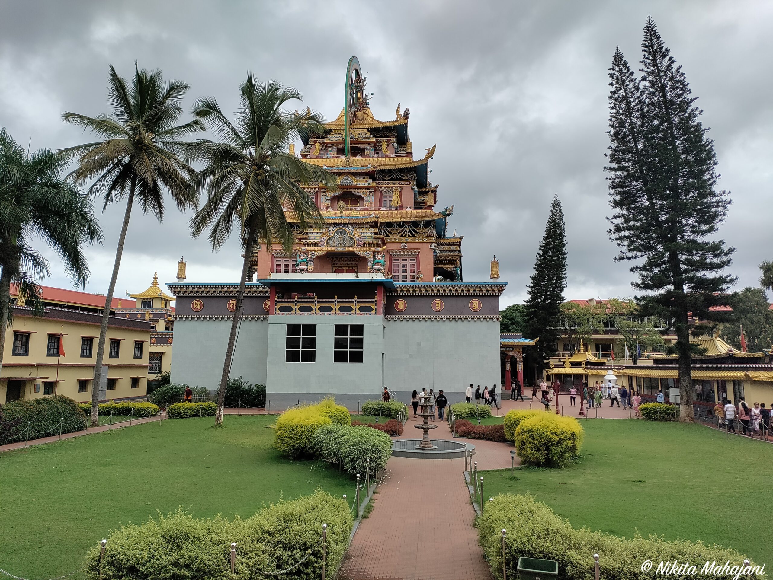Namdroling monastery Golden Temple.