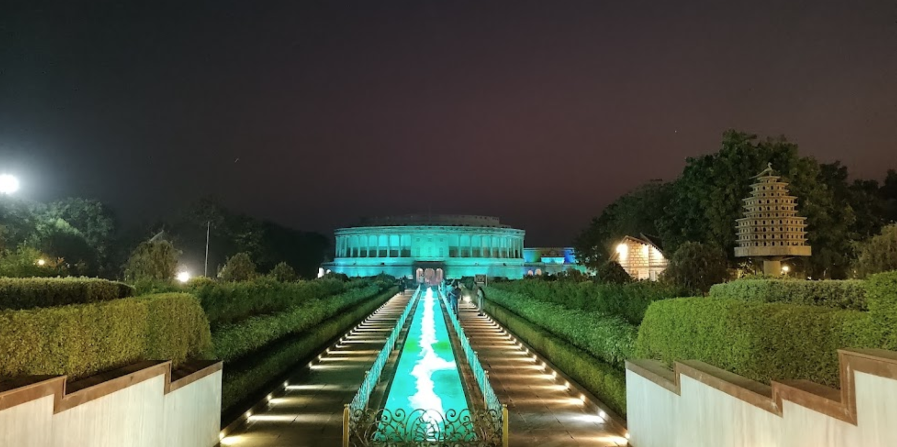 Light and sound show in Hiralaxmi Memorial Craft Park