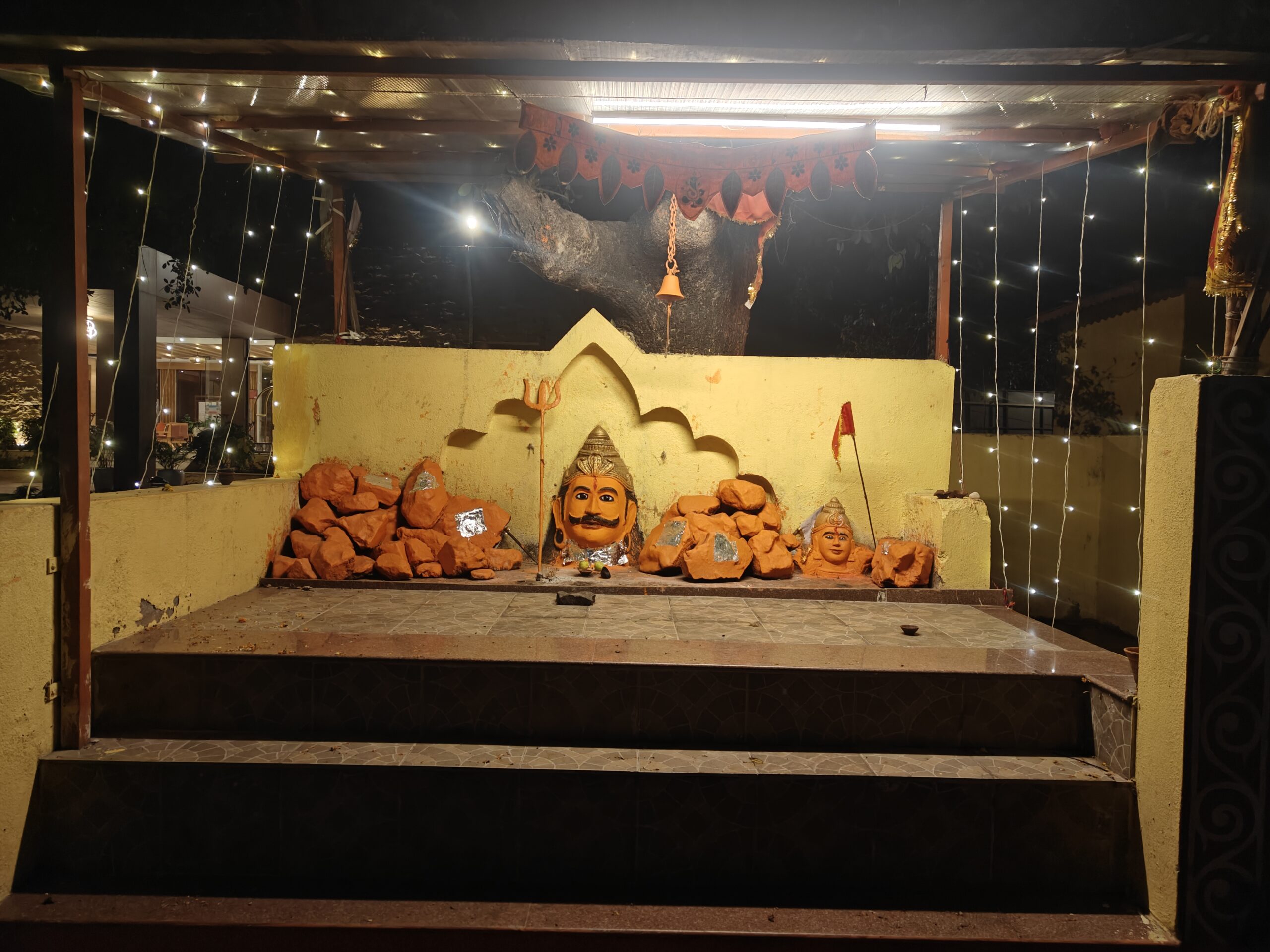 Temple inside MP Malwa Resort, Mandav.