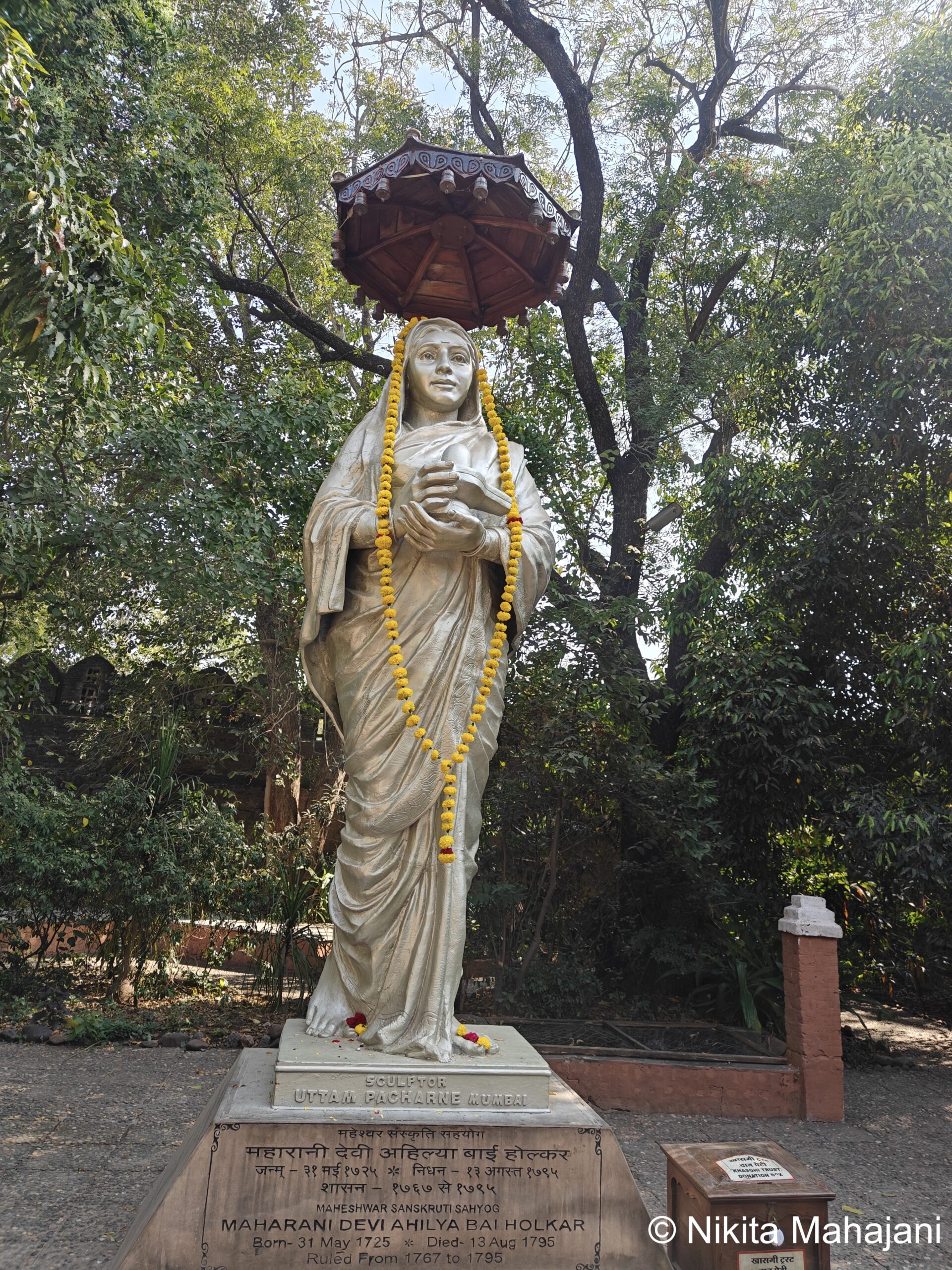 Maharani devi Ahilyabai holkar memorial , Maheshwar.