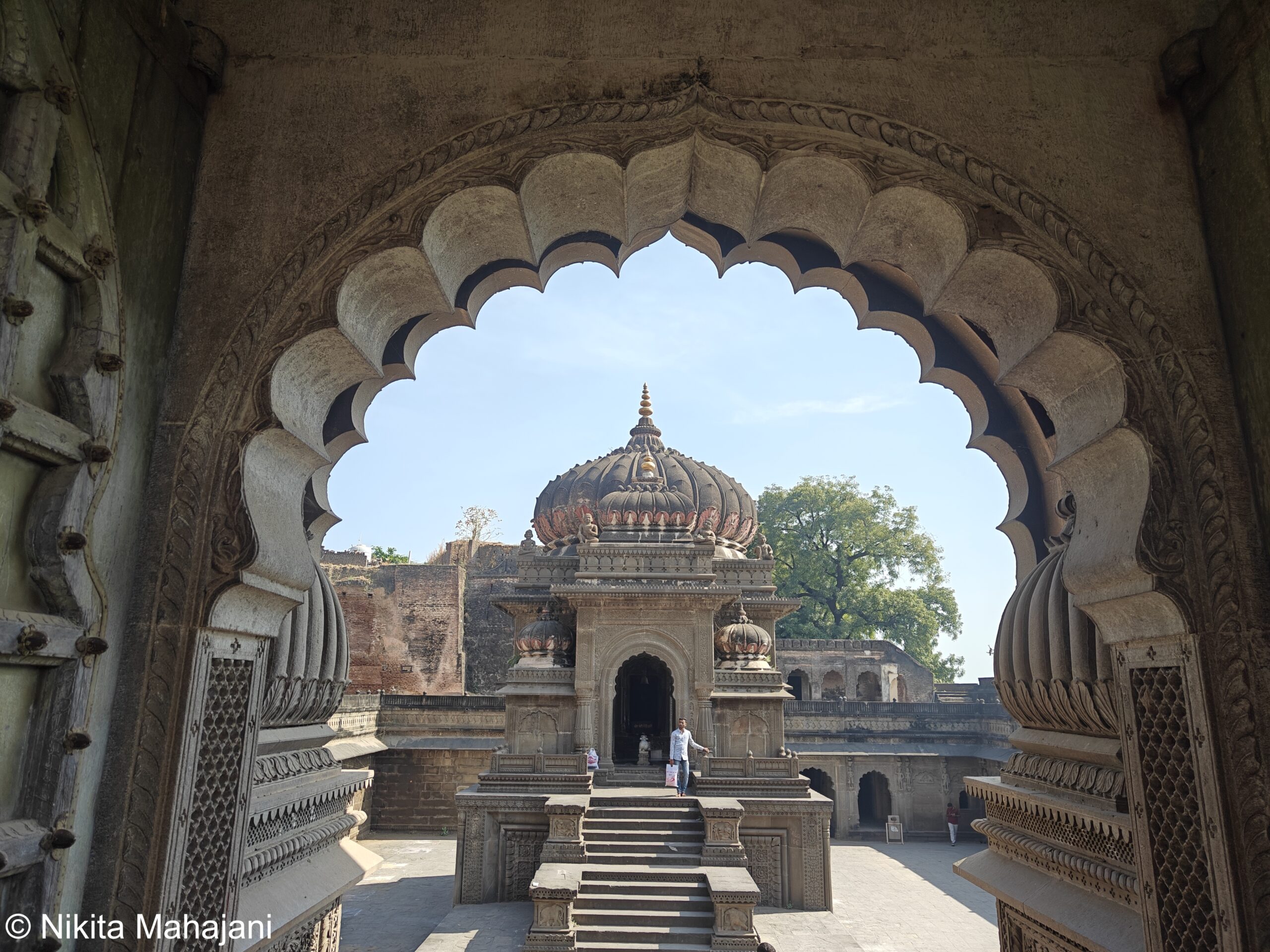 Temples on Maheshwar ghat.