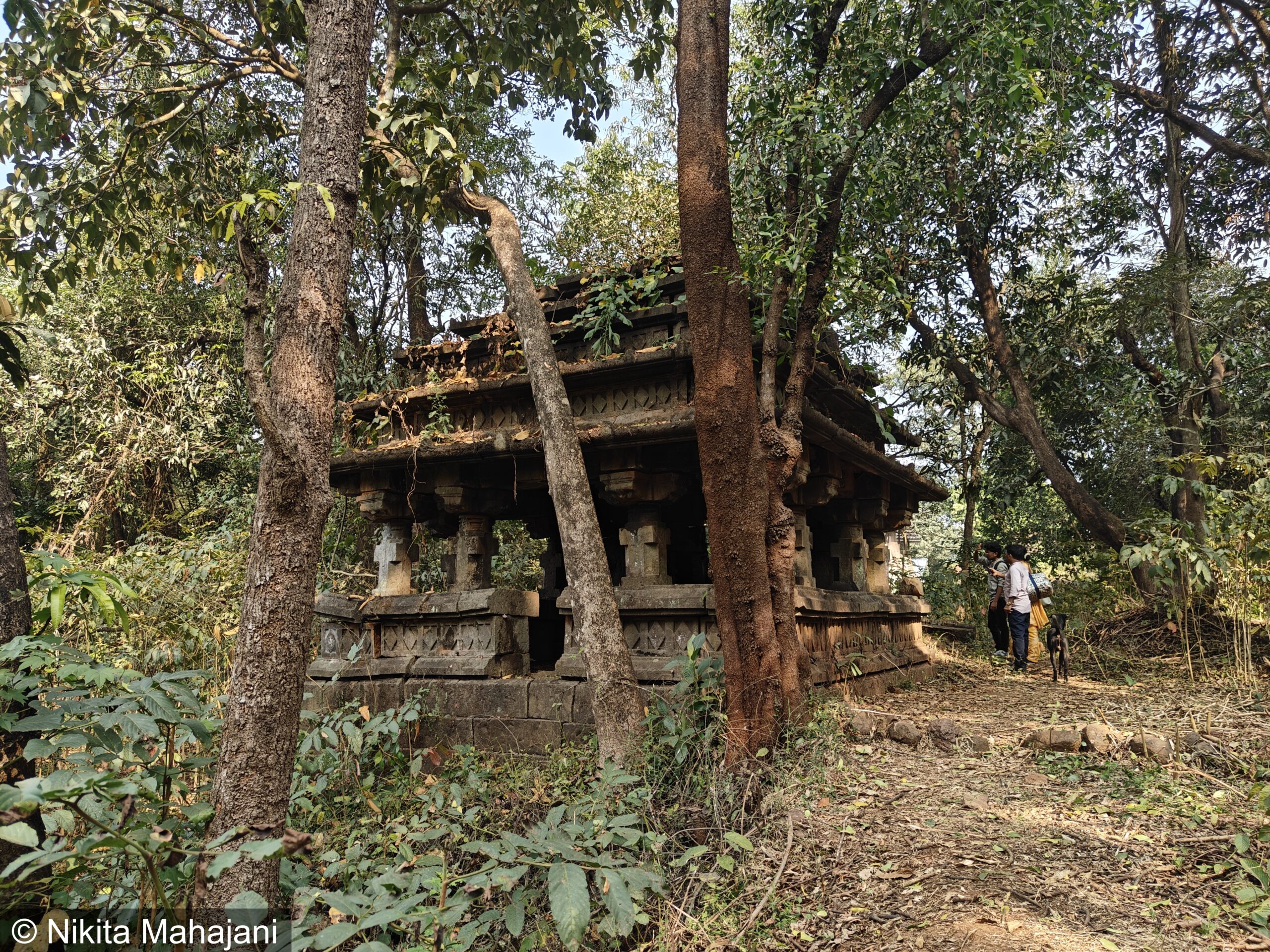 Temples behind Sardesai Wada in Kasba Sangameshwar, Ratnagiri