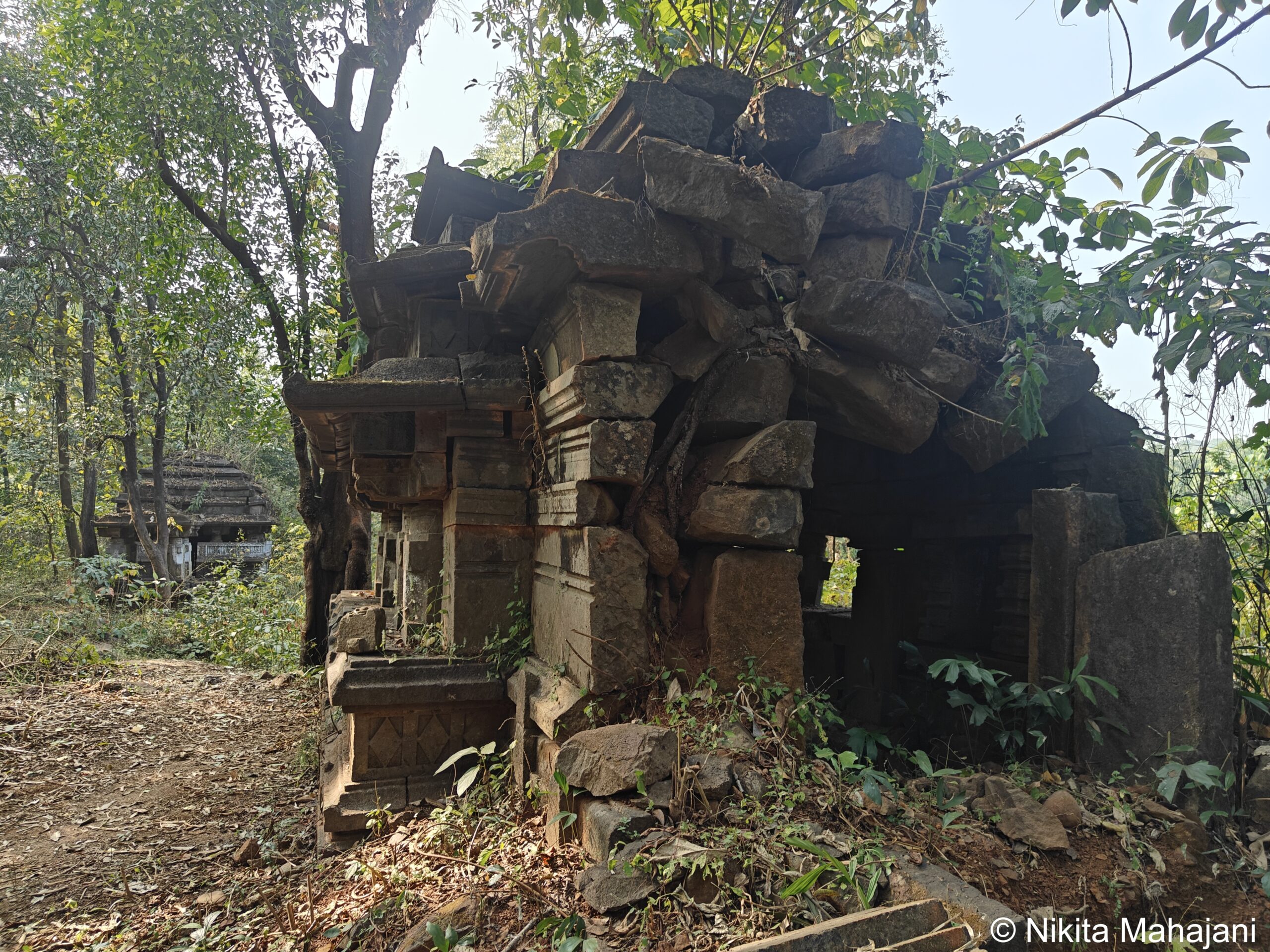 Temples behind Sardesai Wada in Kasba Sangameshwar, Ratnagiri