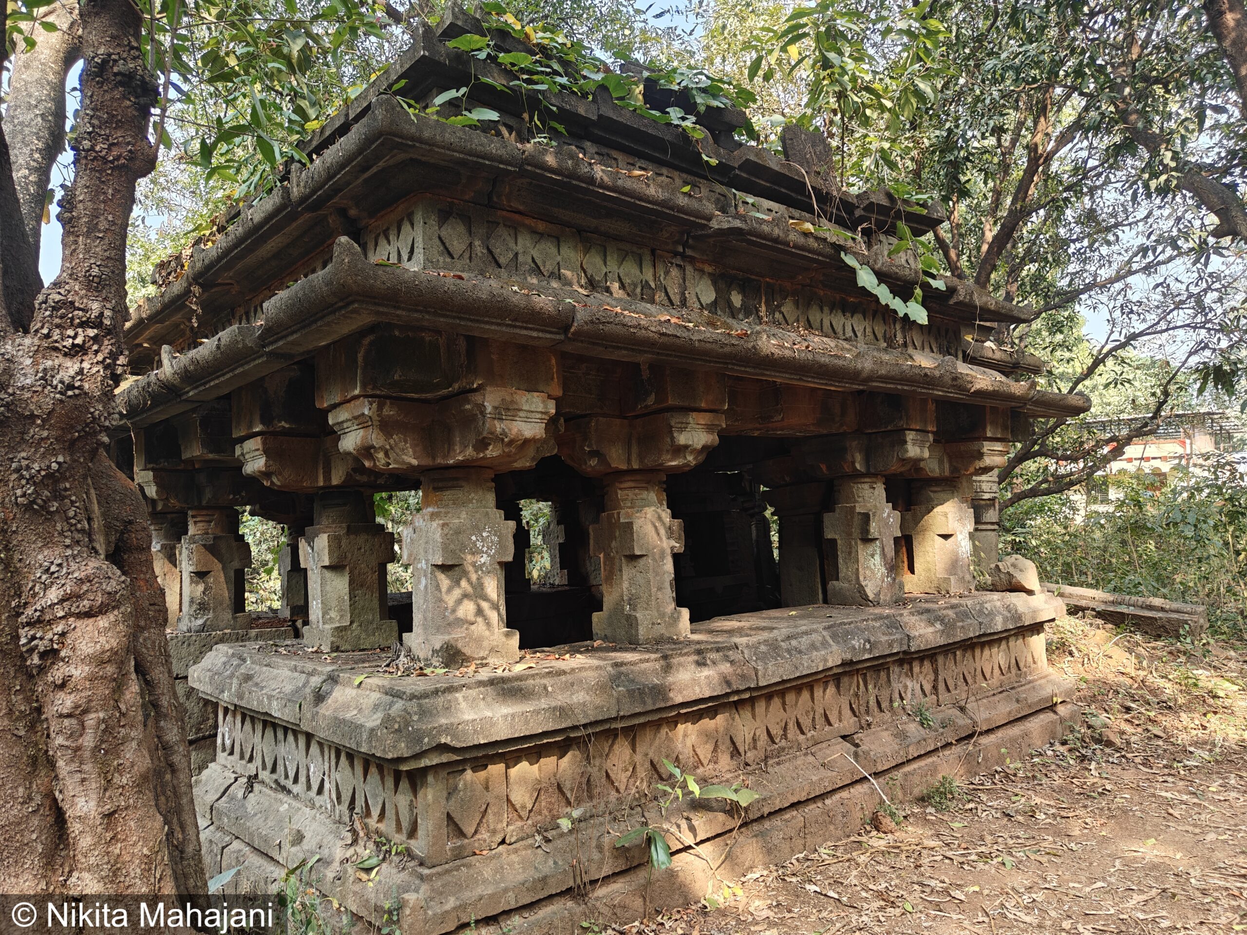 Temples behind Sardesai Wada in Kasba Sangameshwar, Ratnagiri