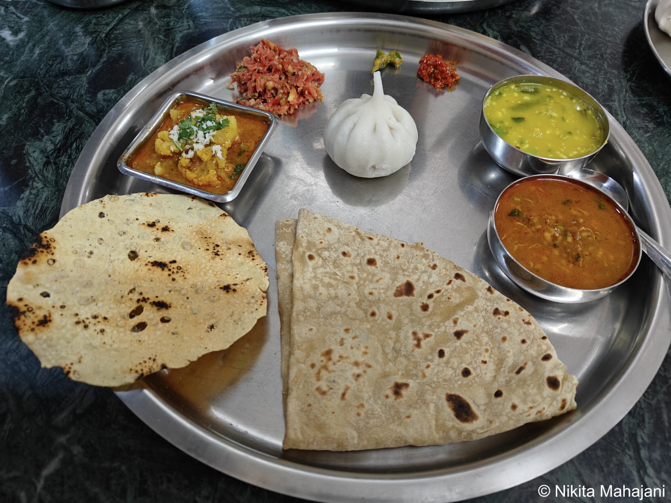 a delicious Konkani meal at Mehendale’s Swad Dining.