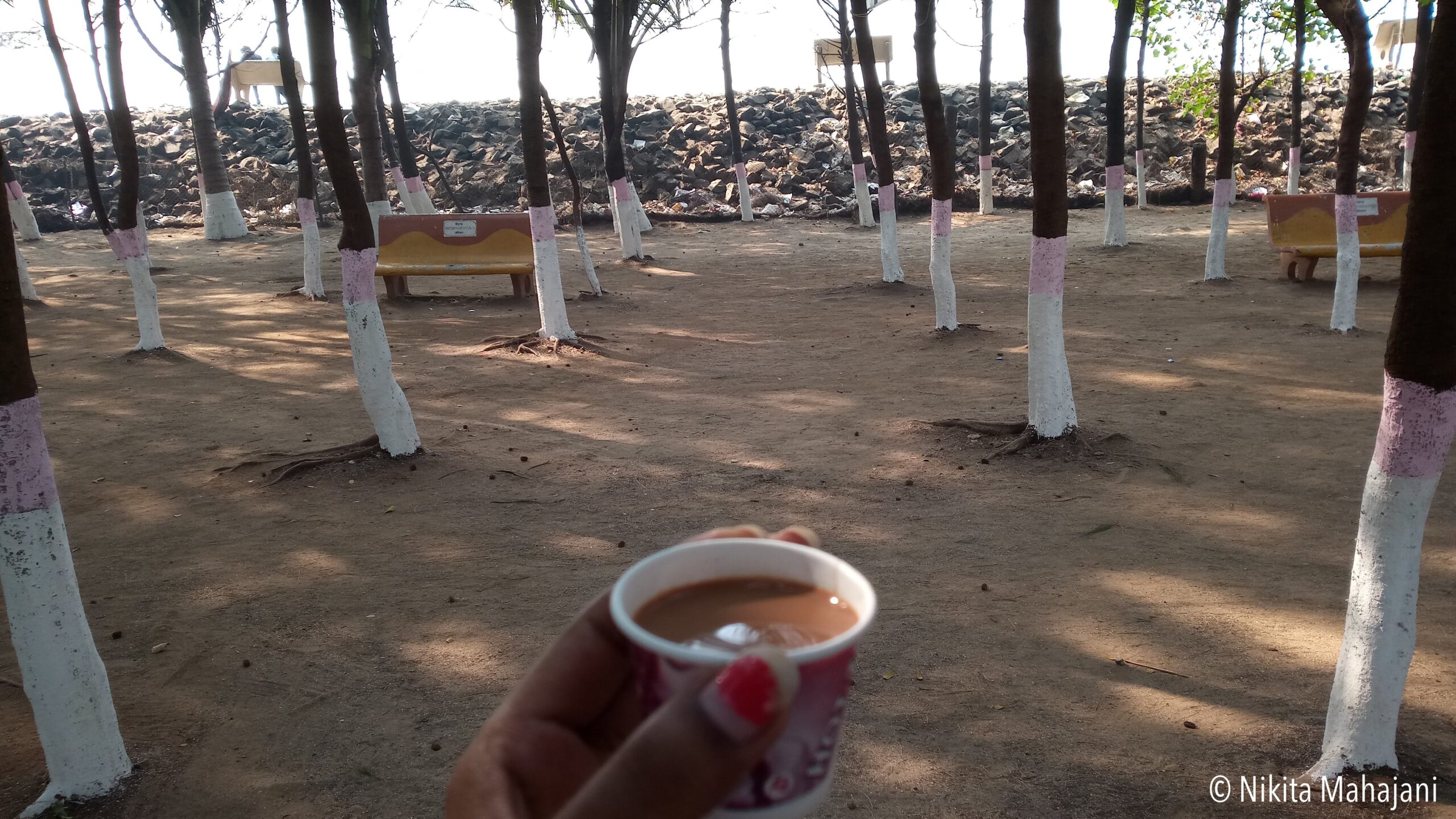 Chai at Alibag beach