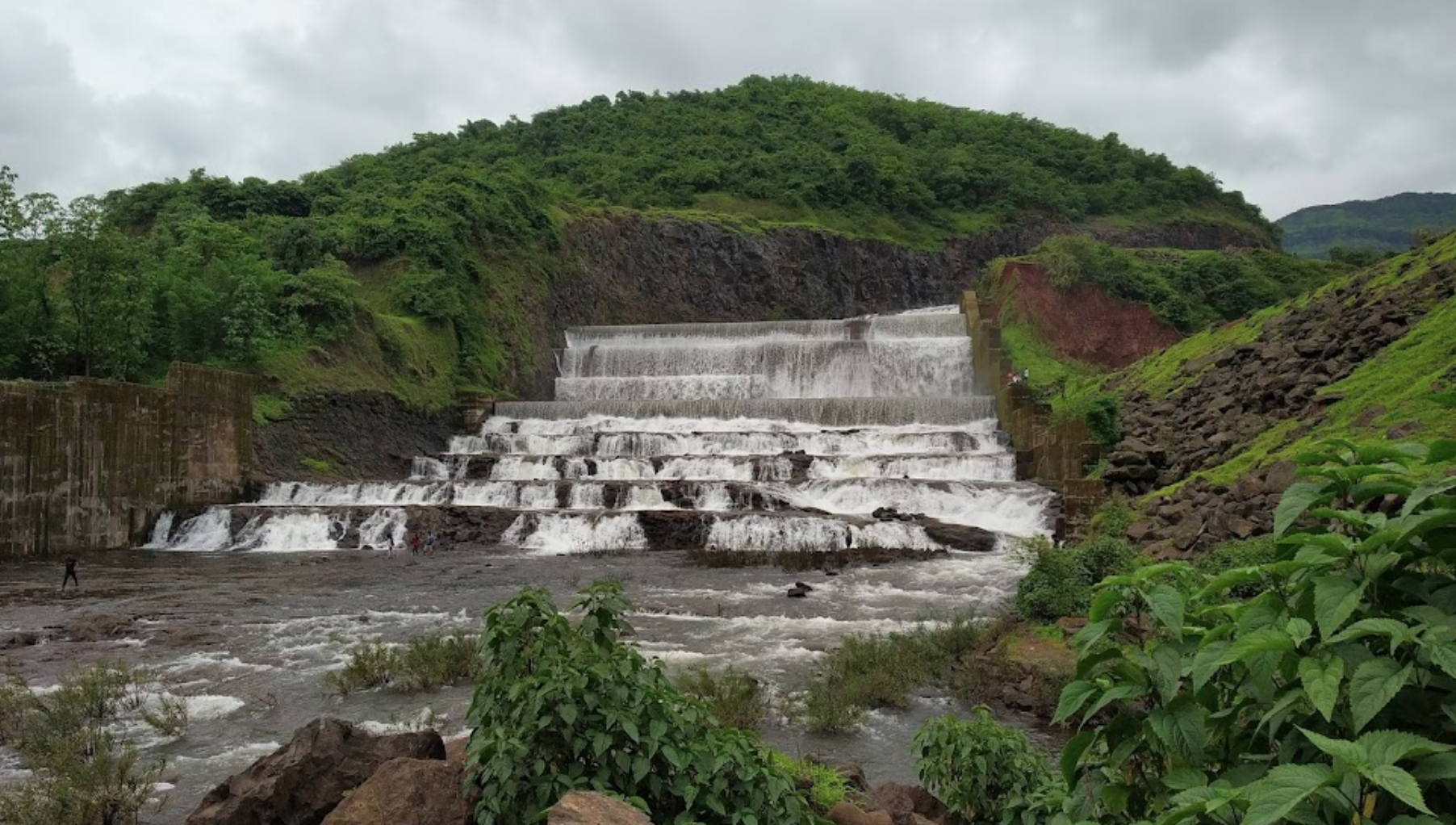 Waterfall at Muchkundi river, Ratnagiri