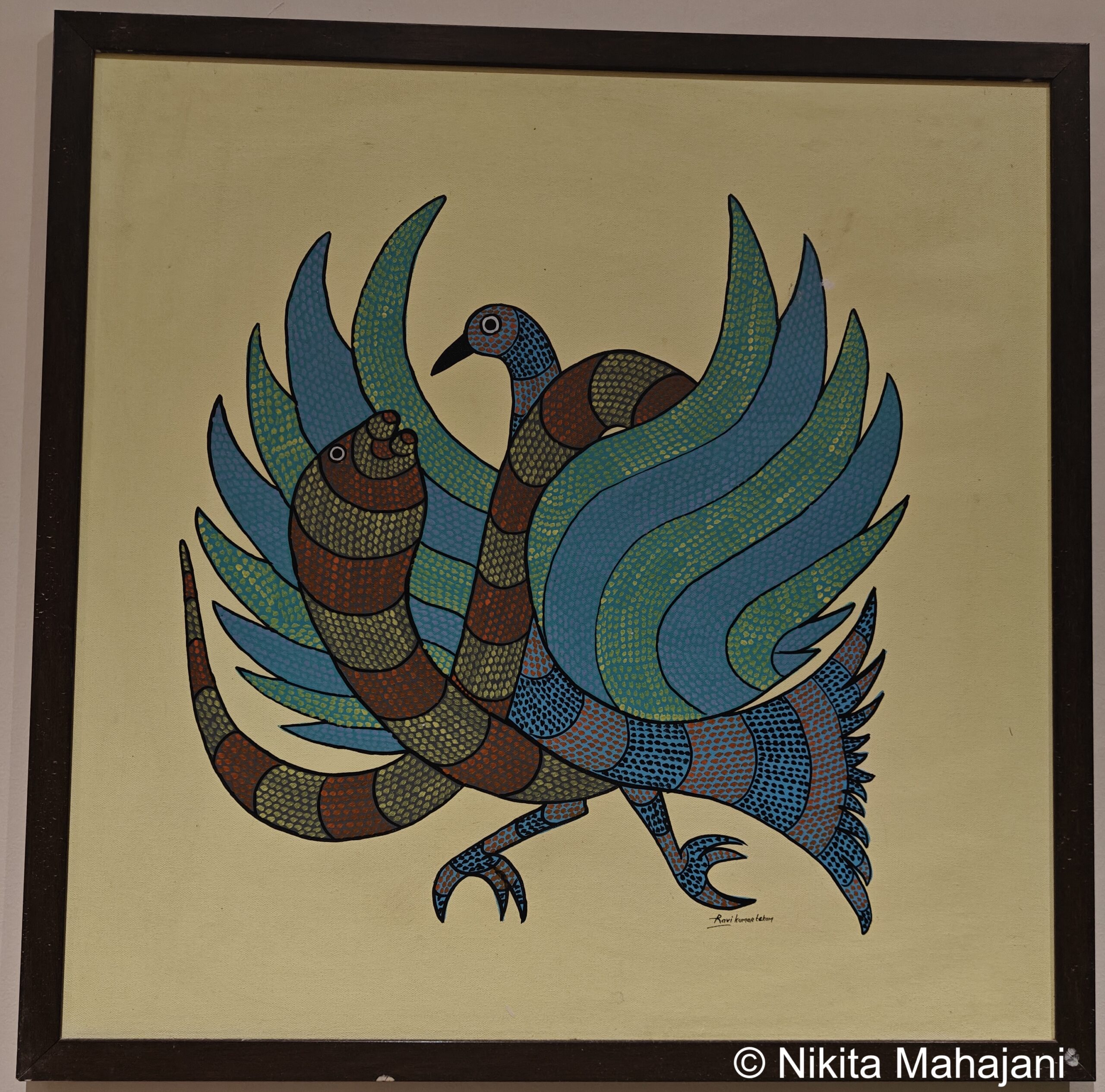 Gond paintings at MPT Malwa Resort, Mandav.