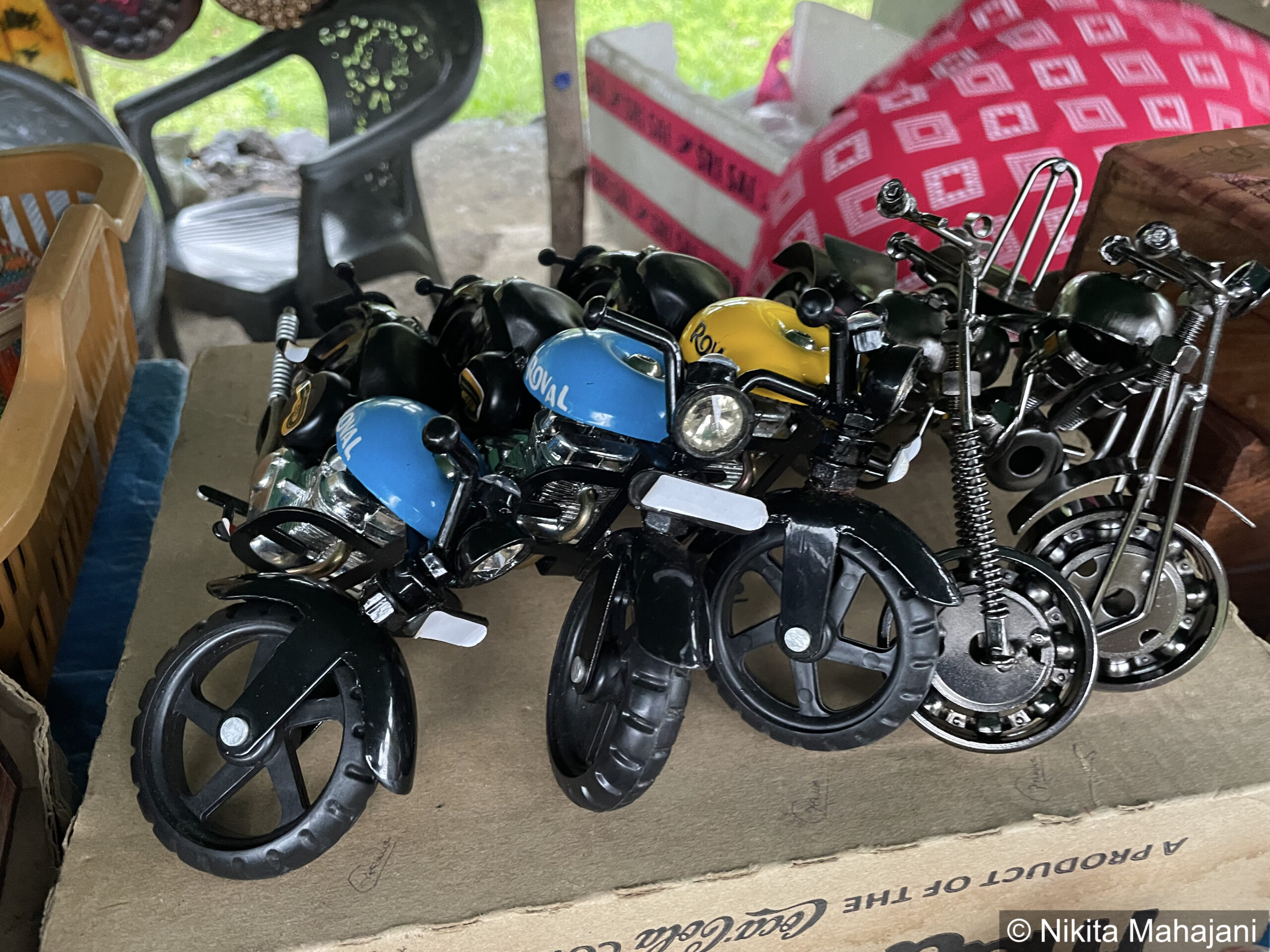 Wooden toys made by Adivasis tribal people 