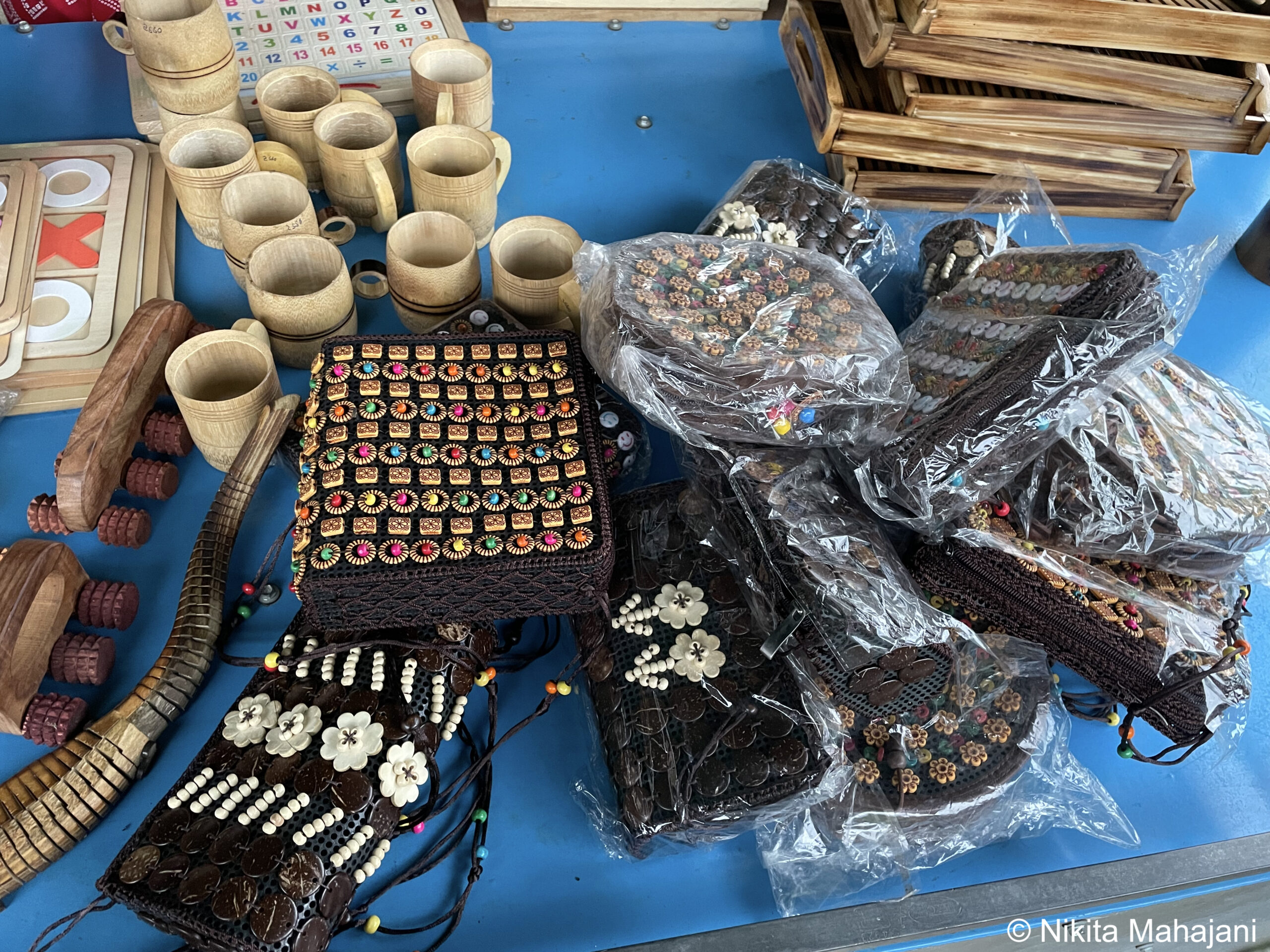 Wooden toys made by Adivasis tribal people 