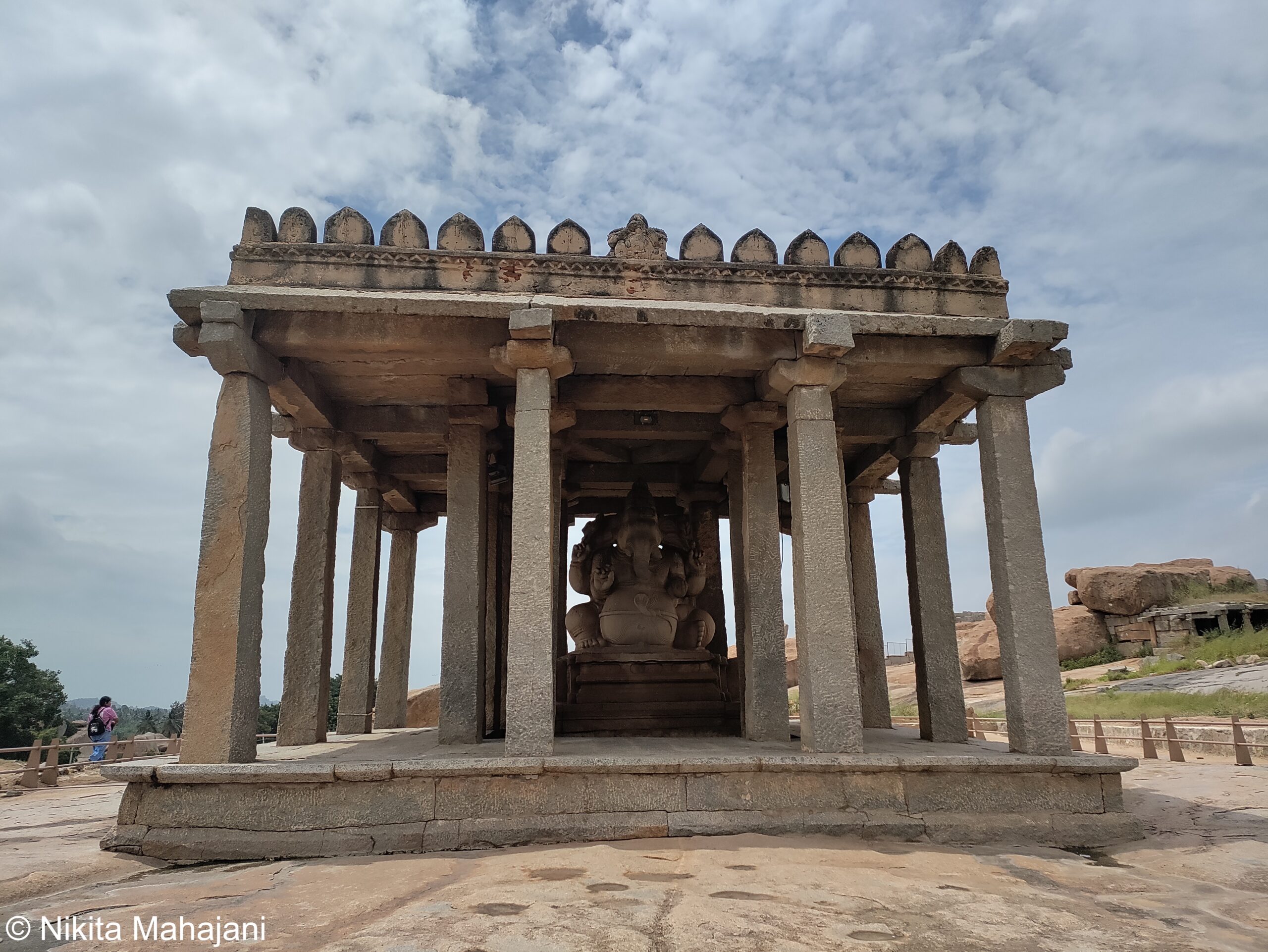Saasivekalu Ganesha on Hemakuta Hill, Hampi.