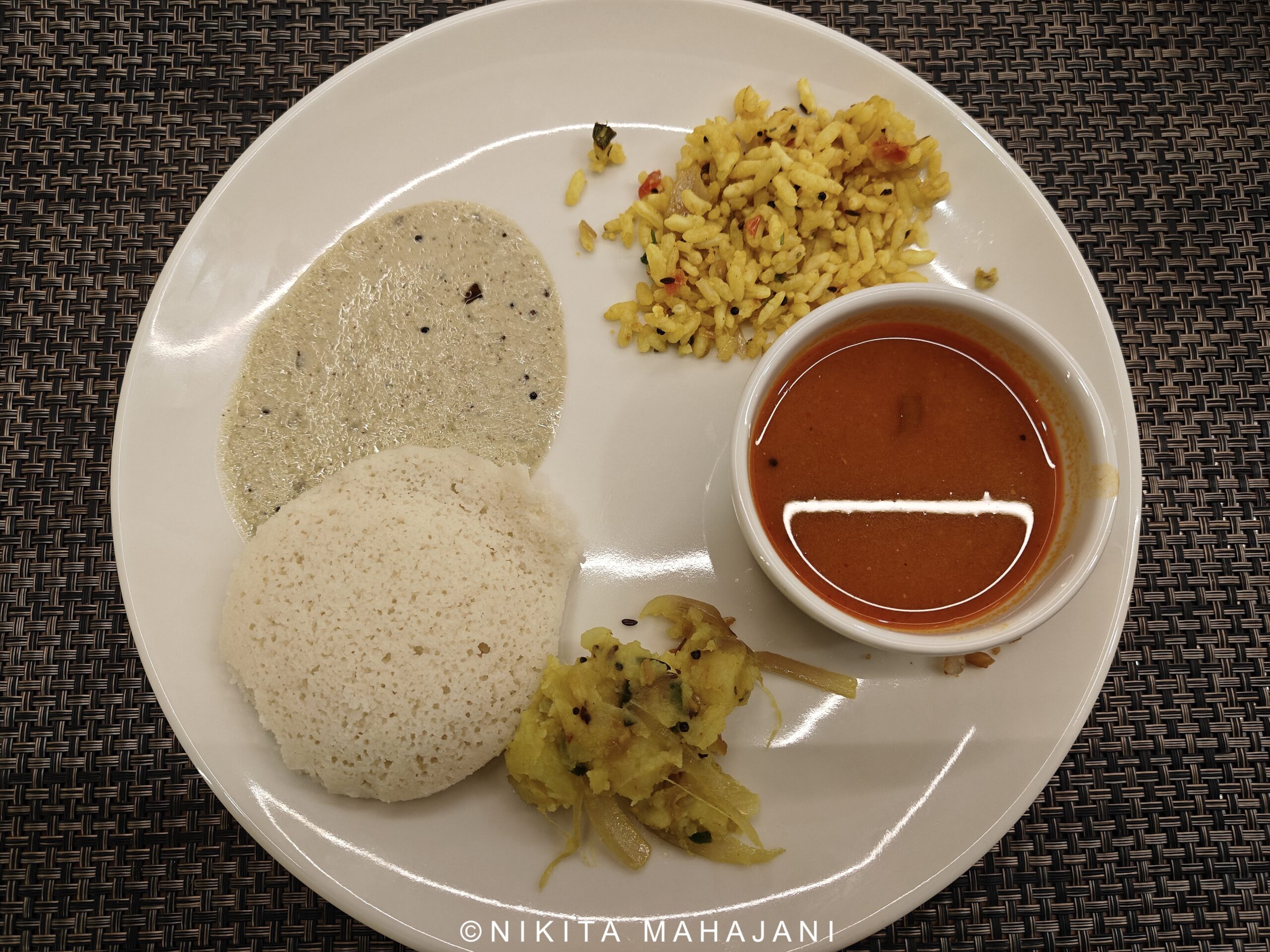 Breakfast at Hotel Center Point, Solapur.